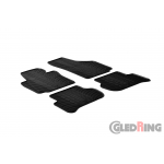 Original Gledring Passform Fußmatten Gummimatten 4 Tlg.+Fixing - Skoda Yeti 2009-2013